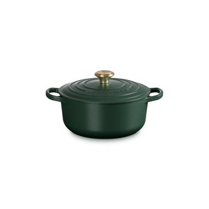 PRÉ-VENDA: Panela Redonda 20cm Signature Foret com Pegador Dourado 2,4L