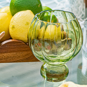 Taça Vidro Autumn Verde 620ml