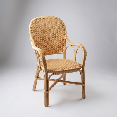 Cadeira Bistro Anyam Rattan Bahali 53x58x92cm