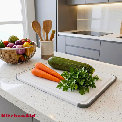 Tábua Corte Antiderrapante 36x28cm Carne Legumes KitchenAid