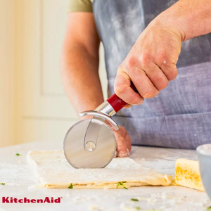 Cortador de Pizza Profissional Lamina Inox Vermelho KitchenAid
