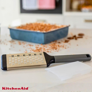 Ralador Zester Grosso Raspas Inox Cozinha Cinza KitchenAid
