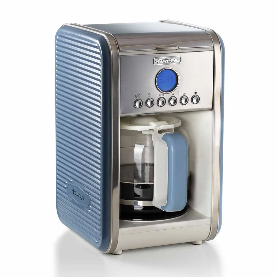 Cafeteira Vintage Azul 4 a 12 Xícaras 127V 900W Ariete