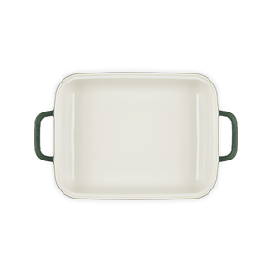 PRÉ-VENDA: Travessa Retangular Cerâmica Com Tampa San Fran Foret 31cm Le Creuset