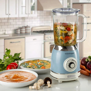 Liquidificador Vintage Azul Copo de Vidro 1,5L 127V 1000W Ariete