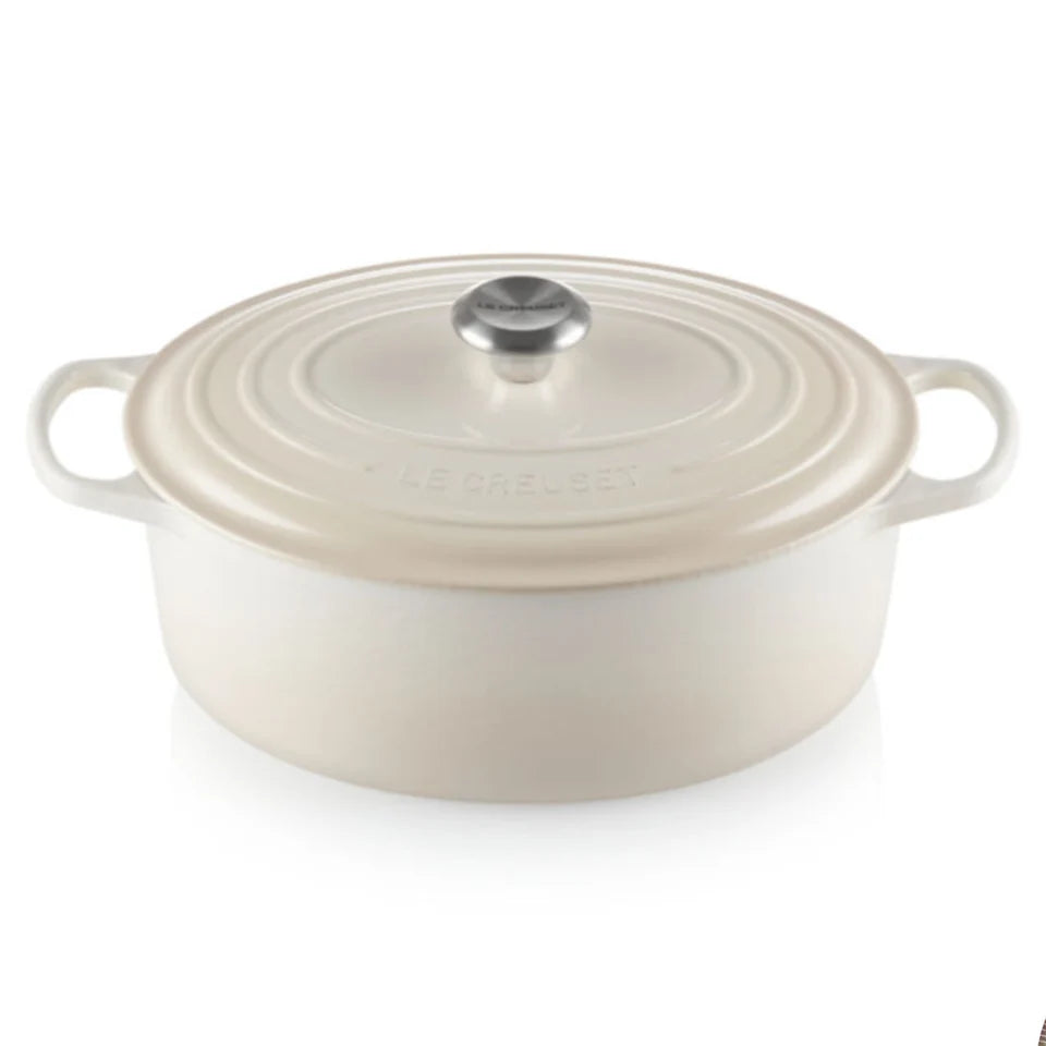 Panela Le Creuset Oval Signature Meringue 7,5L 33cm
