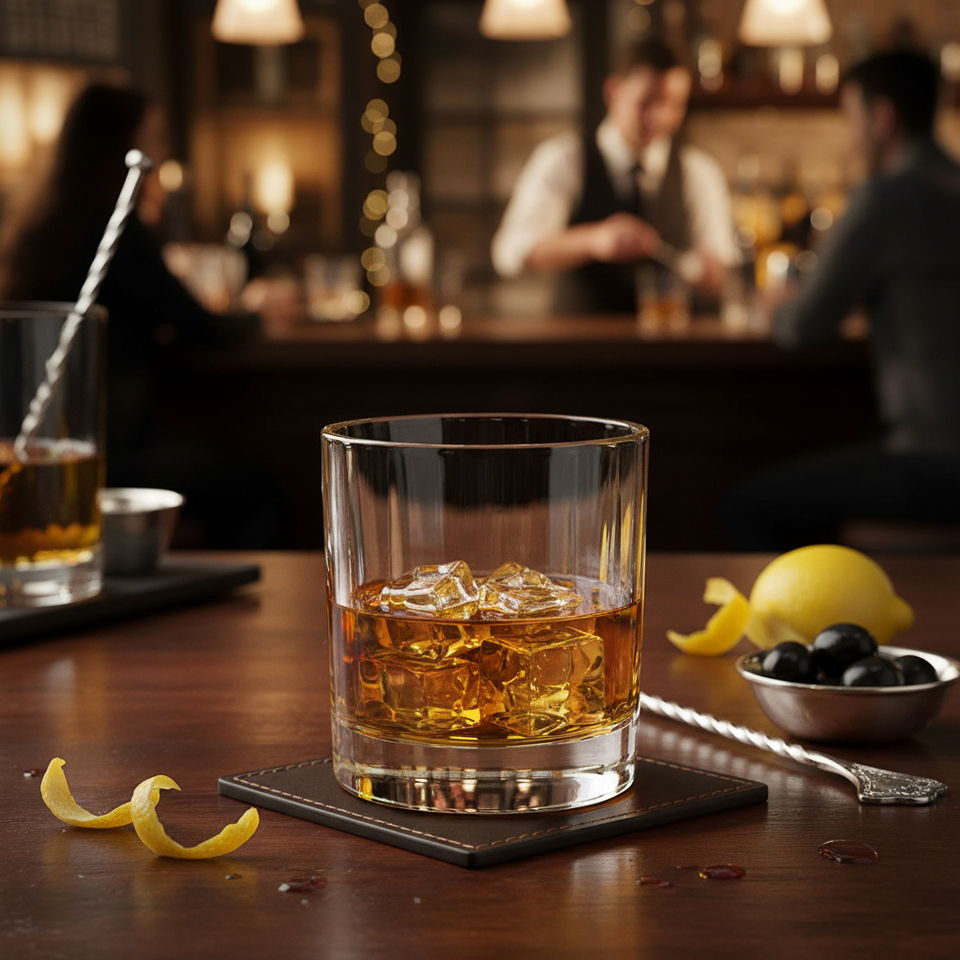 Jogo 6 Copos Baixo Vidro 300ml 9x8cm Home&Co