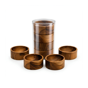 Kit 4 Ramekins Madeira TecaLaguiole Médio La Maison