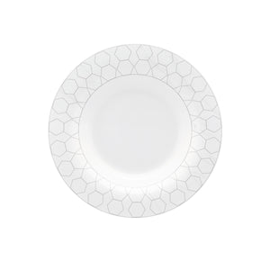 Conjunto com 6 Pratos Fundos Porcelana Mythology Apollon 24,5cm Strauss