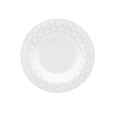 Conjunto com 6 Pratos Fundos Porcelana Mythology Apollon 24,5cm Strauss