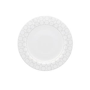 Conjunto com 6 Pratos de Sobremesa Porcelana Mythology Apollon 23cm Strauss