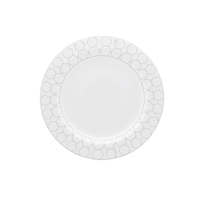 Conjunto com 6 Pratos de Sobremesa Porcelana Mythology Apollon 23cm Strauss
