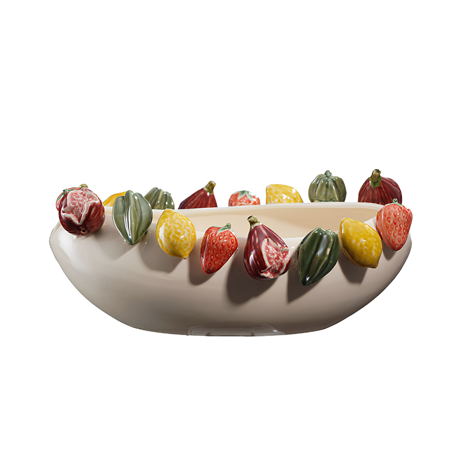 Centro de Mesa Giusto Frutta Off White