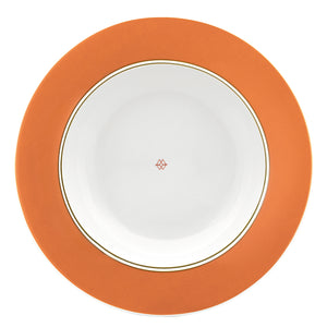 Conjunto com 6 Pratos Fundos Porcelana Colline 23,5cm Strauss