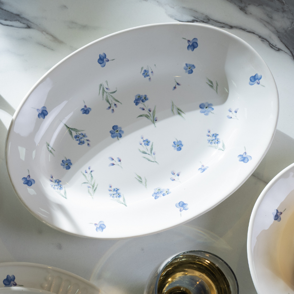 Travessa Pequena Cerâmica Provence 23x4x32,5 Scalla