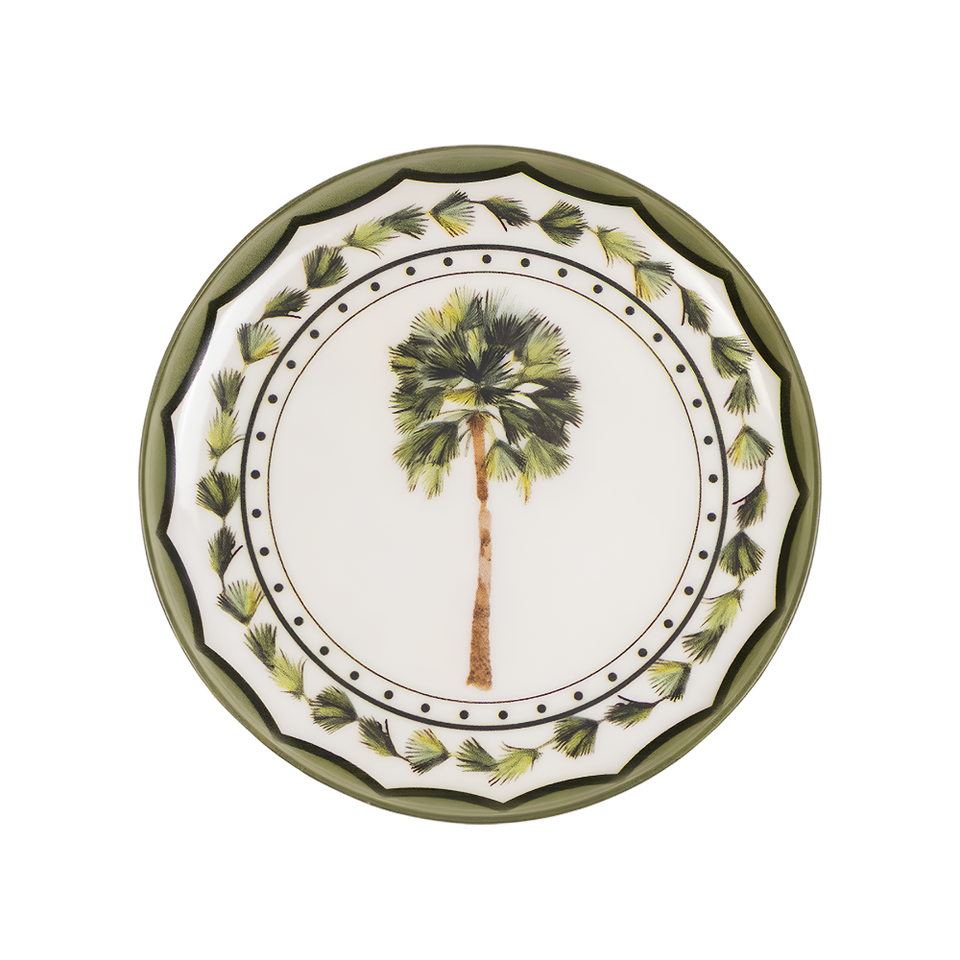 Prato Sobremesa Porcelana Carnaúba 21cm