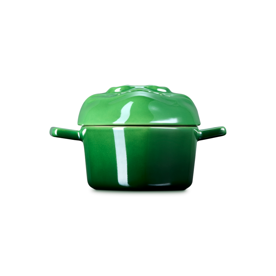 Mini Cocotte Cerâmica Bamboo Green Perolado Gorn Star Trek Le Creuset 300ml