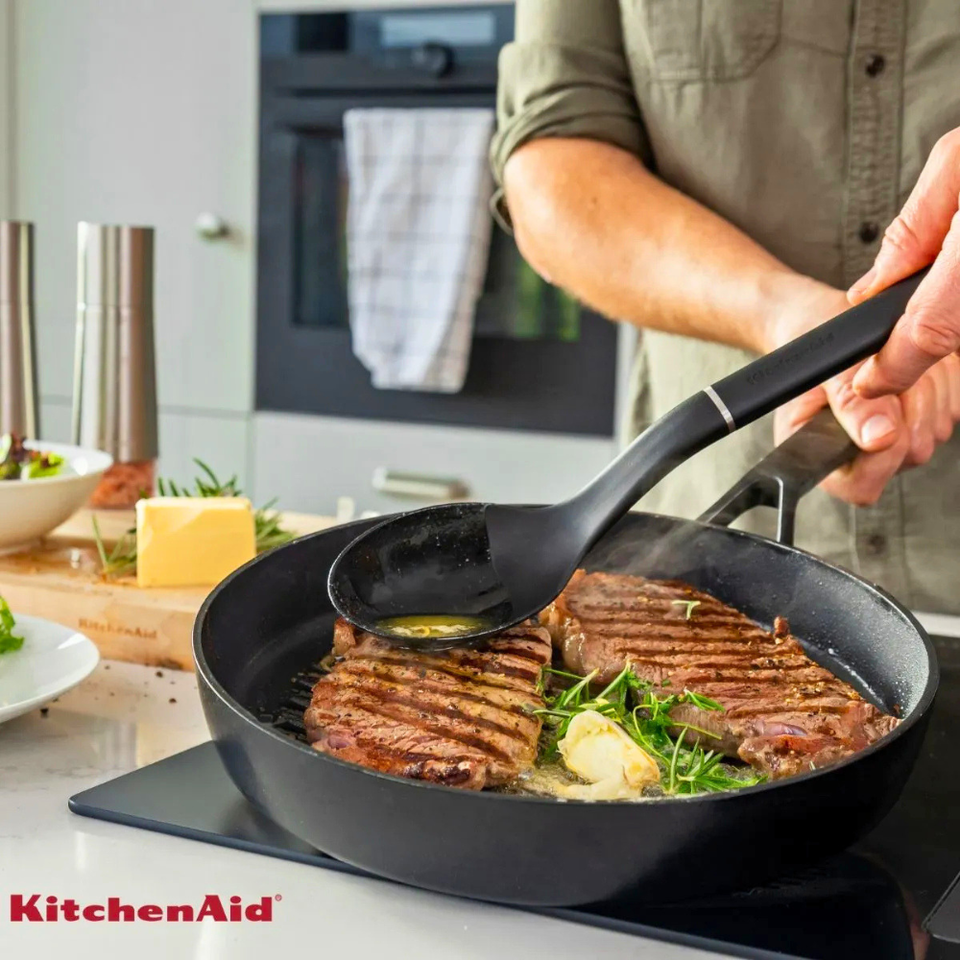 Espátula Clássica em Silicone Confeitaria Preta KitchenAid
