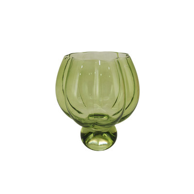 Taça Vidro Autumn Verde 620ml