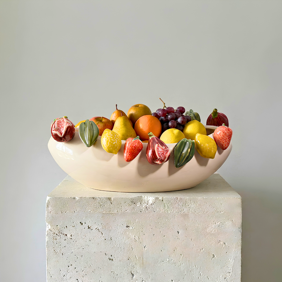 Centro de Mesa Giusto Frutta Off White