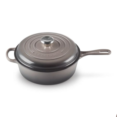 Panela Le Creuset Redonda Cassadou Signature Flint 5,3L 26cm
