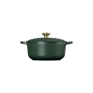 PRÉ-VENDA: Panela Redonda 26cm Signature Foret com Pegador Dourado 5,3L
