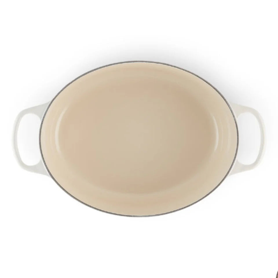 Panela Le Creuset Oval Signature Meringue 7,5L 33cm