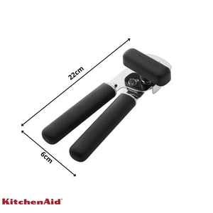 Abridor de Latas e Garrafas Inox Preto KitchenAid