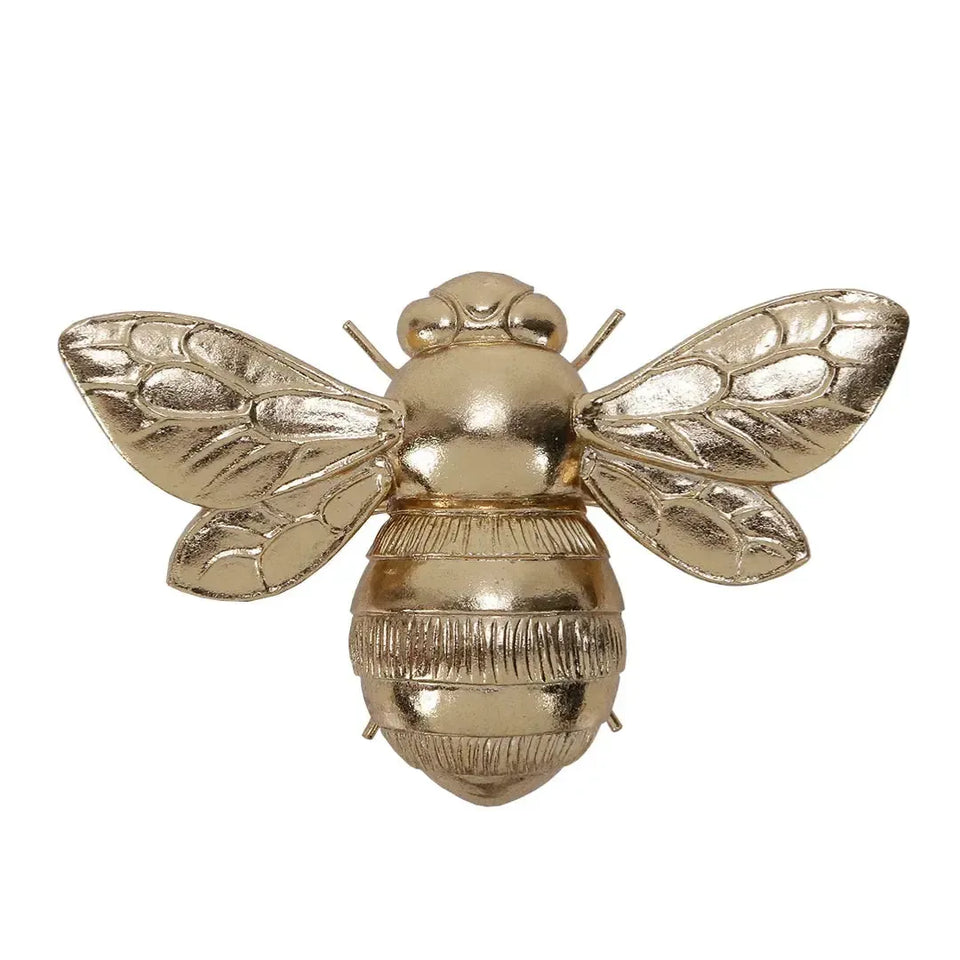 Adorno Decorativo Abelha Bee Happy Poliresina 6x9,5x14cm Tuut