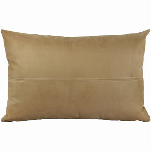 Almofada Camurça 40x60 Pesponto Caramelo