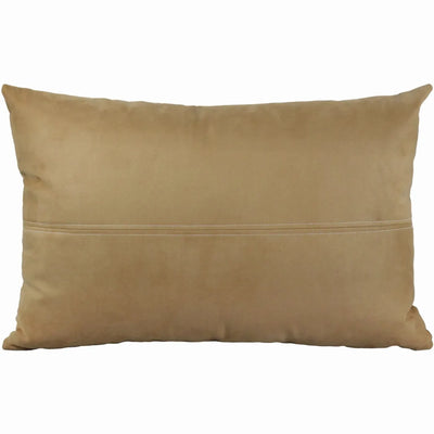 Almofada Camurça 40x60 Pesponto Caramelo