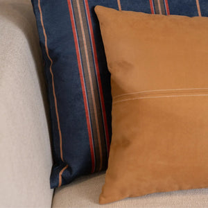 Almofada Camurça 40x60 Pesponto Caramelo