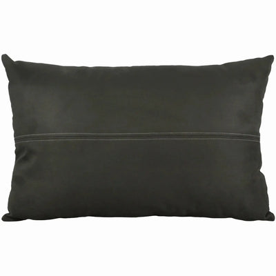 Almofada Camurça 40x60 Pesponto Musgo