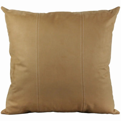 Almofada Camurça 60x60 Pesponto Caramelo