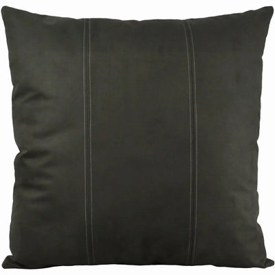 Almofada Camurça 60x60 Pesponto Musgo