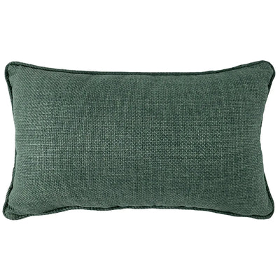 Almofada Linho Verde 35x52 Lisa Cordão