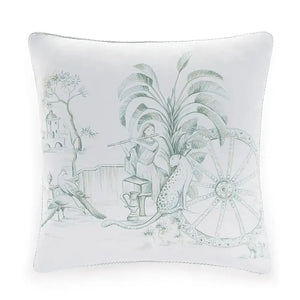 Almofada Ortigia 200 Fios 100% Algodão Branca 45x45cm Trussardi