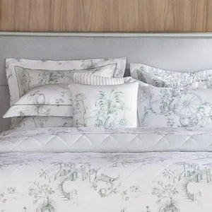 Almofada Ortigia 200 Fios 100% Algodão Branca 45x45cm Trussardi