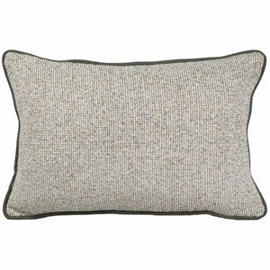 Almofada Rustica Cordão Camurça Musgo 35x52