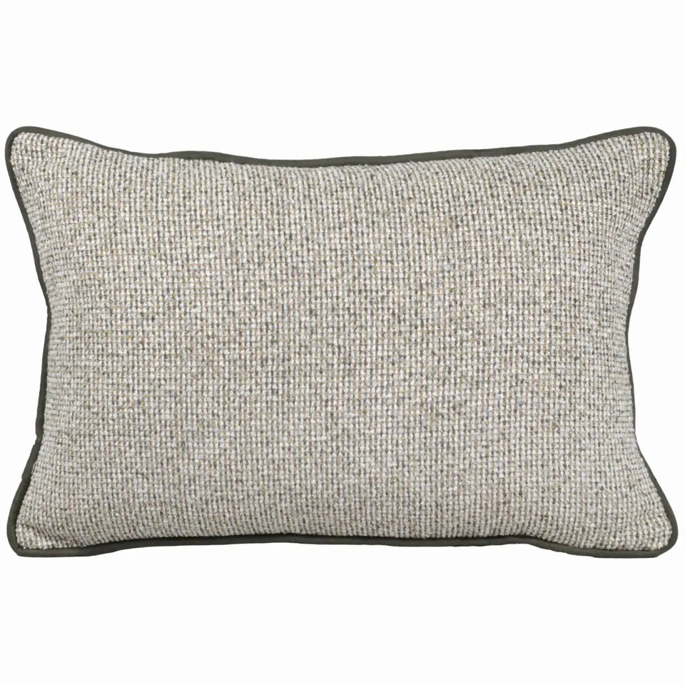 Almofada Rustica Cordão Camurça Musgo 35x52