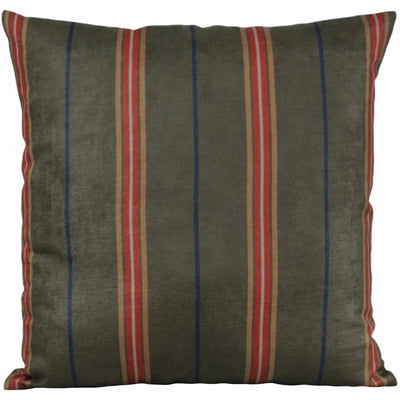 Almofada Viscose 52x52 Listra Musgo