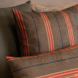 Almofada Viscose 52x52 Listra Musgo