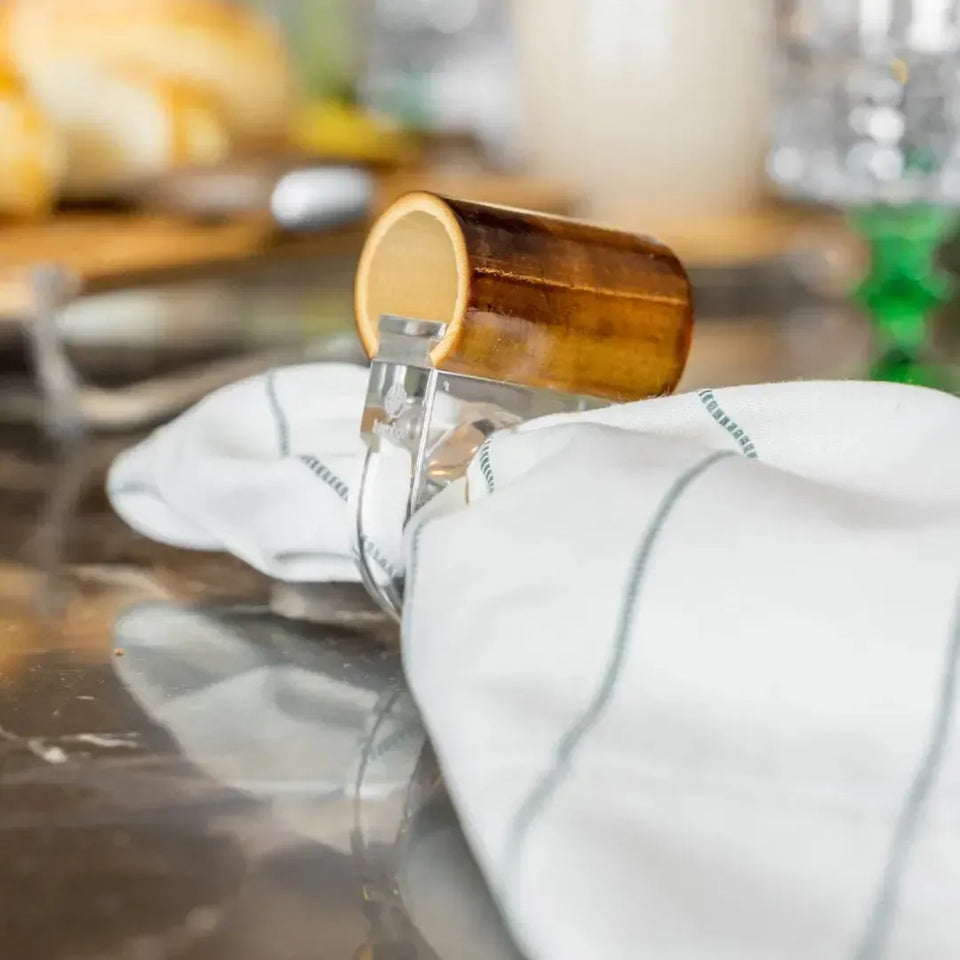 Anel de Guardanapo Acrílico / Bambu Onom