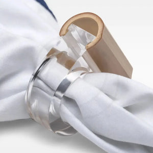 Anel de Guardanapo Acrílico / Bambu Onom