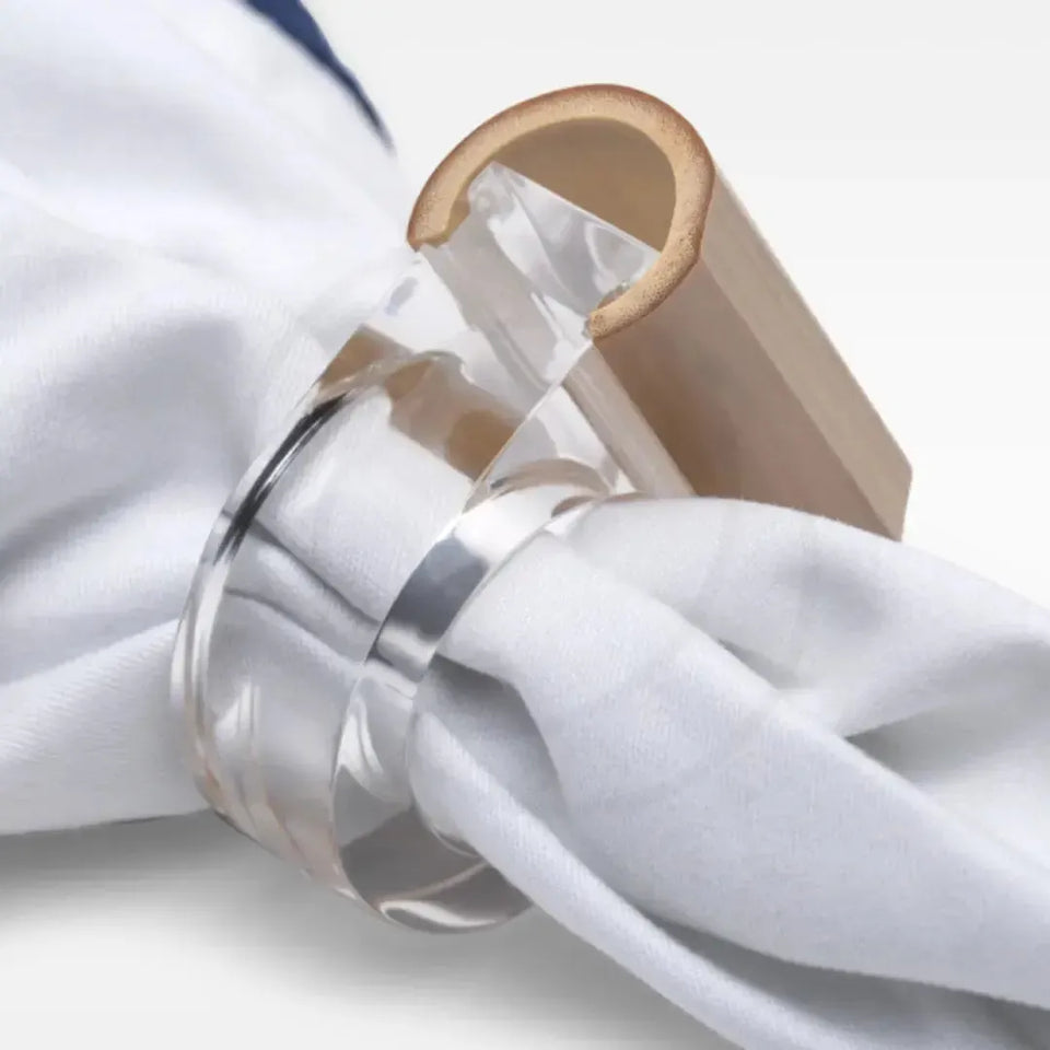 Anel de Guardanapo Acrílico / Bambu Onom