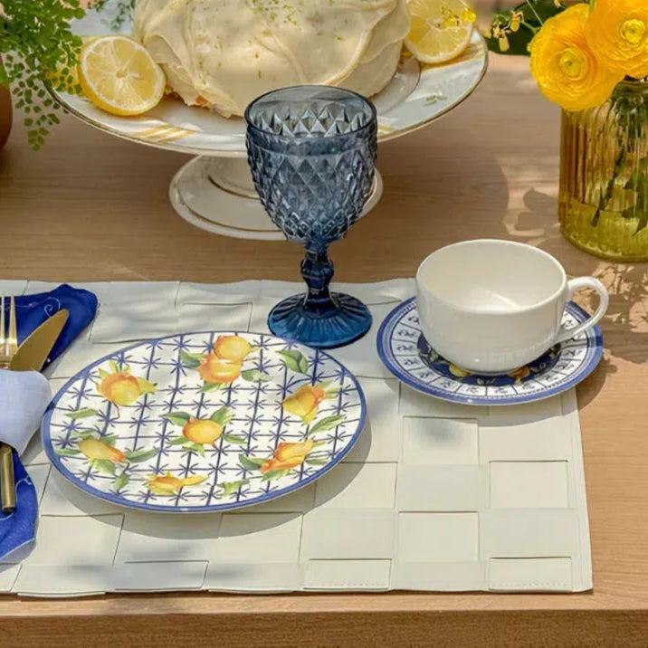 Aparelho de Jantar Cerâmica Limone 42 peças Alleanza