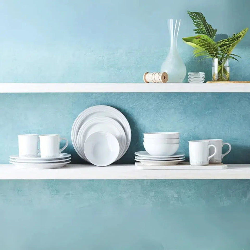 Aparelho de Jantar Cerâmica Vancouver 16 Peças Branco Le Creuset