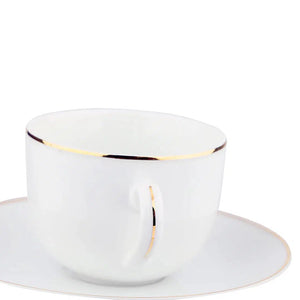 Aparelho de Jantar Legacy Gold 42Pçs New Bone China L'Hermitage