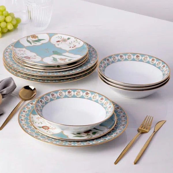 Aparelho de Jantar Porcelana Lodi's Morning 18 Peças Noritake