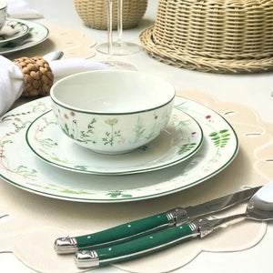 Aparelho de Jantar Porcelana Natureza Viva 18 Peças L'Hermitage